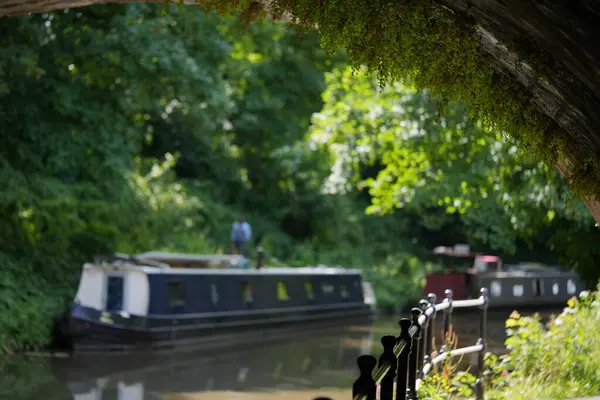 Bath şehrindeki nehir kanalı, eski şehir.