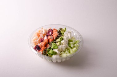 Bir kase sebze salatası. yüksek kaliteli fotoğraf