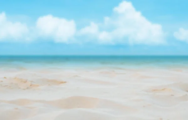 Sand Meer Himmel Und Strand Hintergrund Mit Tropischem Strand Und — Stockfoto