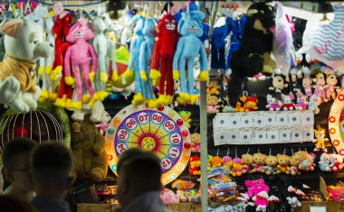 Vrsac, Voyvodina, Sırbistan - 16 Eylül 2023: Hedef fuar alanı