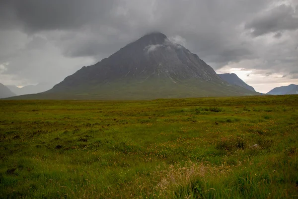 Βουνά Και Κοιλάδες Στο Glencoe Σκωτία — Φωτογραφία Αρχείου