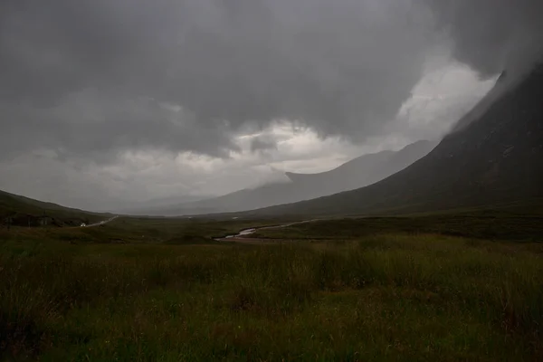 A82 Väg Genom Glencoe Skotska Högländerna — Stockfoto