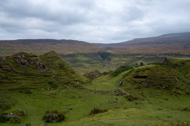 İskoçya 'nın kuzeyindeki eski Moai.