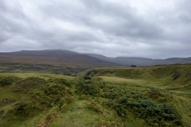 Dağların manzarası.