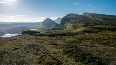 İskoçya dağlarında, İskoçya 'da güzel bir manzara, güzel bir manzara.