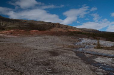 İzlanda volkanik manzara