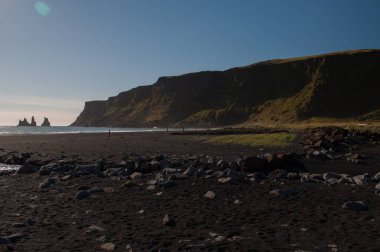 İzlanda 'daki Kara Kum Sahili
