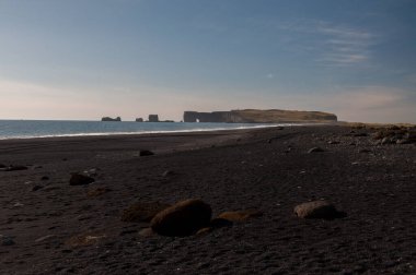 İzlanda 'daki Kara Kum Sahili