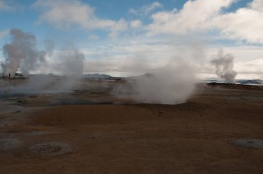 İzlanda 'da jeotermal alan