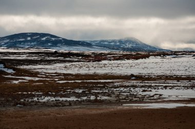 İzlanda 'nın güzel manzarası. Doğa