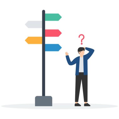 Karar verme, tercihler, seçenekler ya da yollar, başarılı olunacak yön ya da hedefe ulaşmak için yol belirleme, merdivenlere tırman ve karar vermek için bir yol ayrımı bul