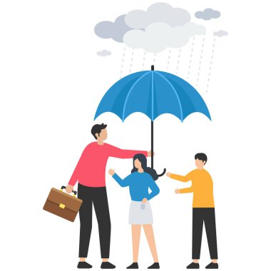 Fedakarlık, takım ve başarıyı korumak için liderliğin özverili ilkesi, Centilmen ya da takım desteği ve ilgi, saygı ya da empati, İş adamı şemsiyeleri korumak için sunar. 