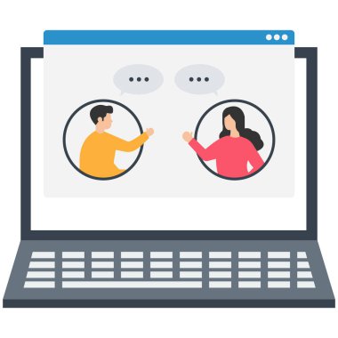 Uzaktan çalışma ekibi toplantısı, çevrimiçi iletişim ve iş görüşmesi, ev ve ofis arasında bağlantı kurulacak video konferansı,