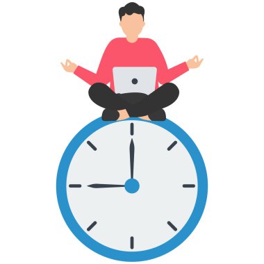 Esnek çalışma saatleri, iş hayatı dengesi, odaklanma ve zaman yönetimi, evden çalışmak, yogayı saatle yaparken laptopla çalışmak.