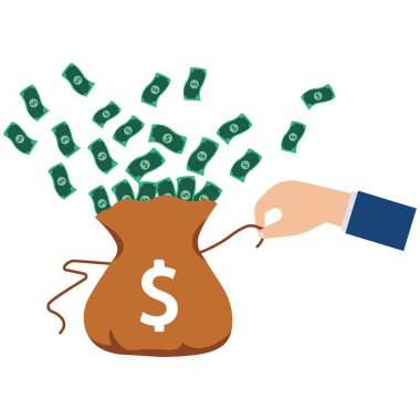 Başarı yatırımı, büyüyen zenginlik veya emeklilik veya yatırım fonundan zengin olmak, borsa dönüşü, para veya finansal başarı kavramı,