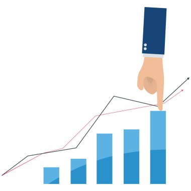 Yatırım veya tasarruf büyümesi, büyüyen zenginlik, finans ve bankacılık tahminleri, kar elde etmek veya büyüyen gelir veya karşılıklı fon dönüş kavramı