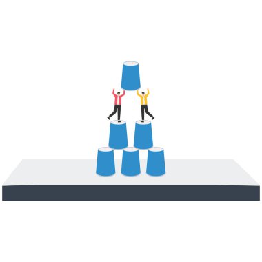İş geliştirme planı, takım çalışması gelir, büyüme ve başarının artmasına yardımcı olur, iş başarısı konsepti için takım stratejisi