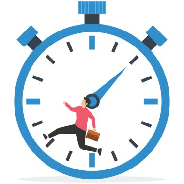Hüsrana uğramış işadamı geri sayıma karşı yarışıyor, zamana karşı yarışıyor, işi bitirmek için acele et.,