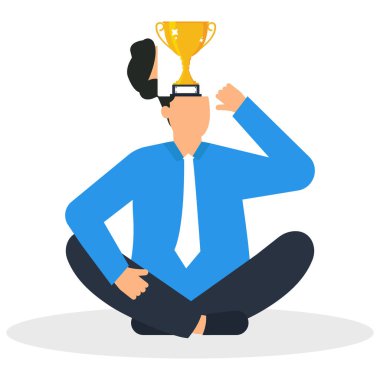 İnsan beyni ödüller, iş kazananlar ve başarı için ilham ile açılır.