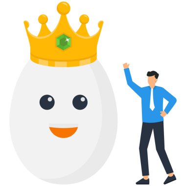 Altın yumurta yatırımı, değerli emeklilik fonu, servet veya tasarruf, 401k veya IRA, refah veya değerli varlık kavramı