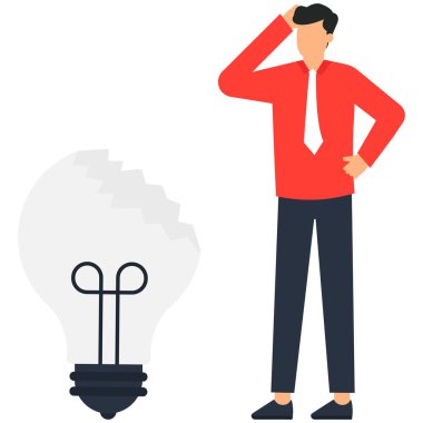 İlhamsız ya da iş başarısızlığı üstüne motivasyon, krizden tükenmiş ya da tükenmiş, yeni bir fikir ya da ilham konsepti yok.