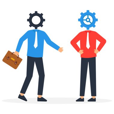 İş örgütü ve birlikte çalışan insanlar veya başarı görevi veya işbirliği veya toplum konseptine yardımcı olmak için takım çalışması,