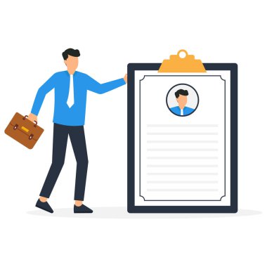 İşe alım hedefi ve boşluğu doldurmak için en iyi adayı seçmek, HR İnsan Kaynakları röportaj konsepti için mükemmel bir yetenek buluyor,