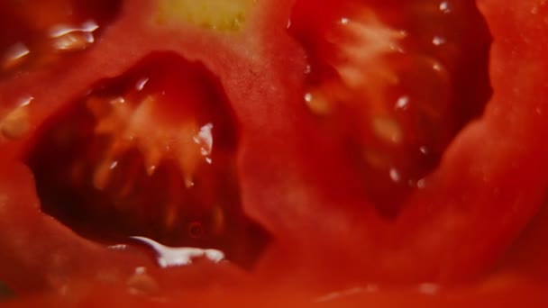 흐르는 토마토를 잘게썰어 넣는다 극단적으로 맛있는 유기농 — 비디오