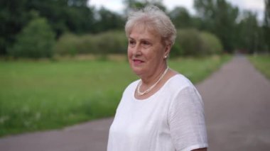 Tarz sahibi gri sakallı bir büyükbaba, bir yaz günü şehir parkında onu bekleyen sevgili yaşlı bayana kır çiçekleri verir. Dışarıda yürürken mutlu anlar