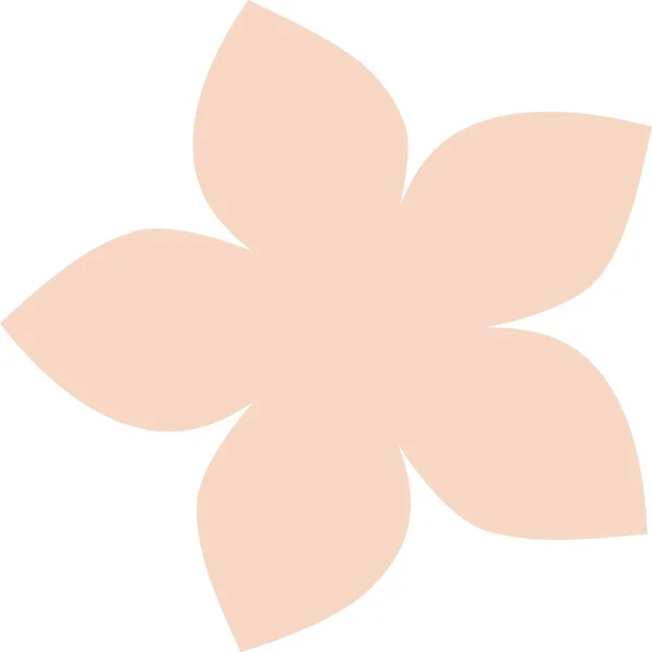 Çiçek Ikonu Beyaz Zemin Üzerinde Izole Edilmiş Düzenlenebilir Vektör Çizelgesi — Stok Vektör