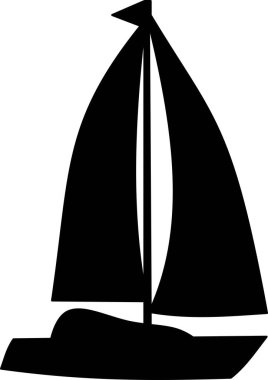 tekne vektör logosu yelkenli yat çapa dümeni denizcilik tropikal illüstrasyon grafiği