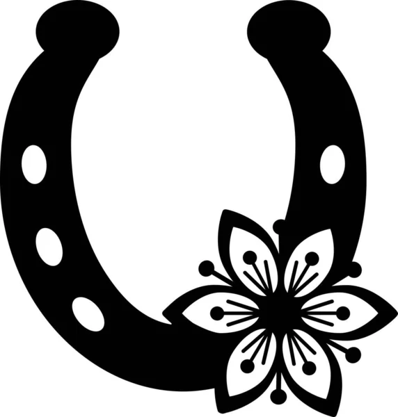 At nalı ve ayçiçeği. Monogram. Taslak çizim. Çizgi vektör çizimi. Beyaz arka planda izole edilmiş. Davetiye, düğün veya tebrik kartı tasarımı.