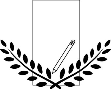 Dosya simgesini düzenle, Simge vektör illüstrasyonunu kaydet. Çerçeve kalem ve brunch ile