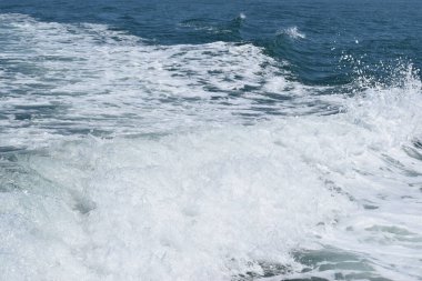 Okyanus dalgaları yakın çekim