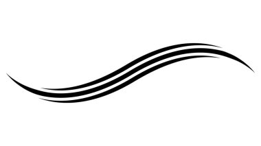 Eğri çizgi şeridi girdap dalgası şekil tasarımı, eğri çizgi enerjisi