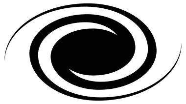 Spiral galaxy icon, business design technology computer spiral galaxy button