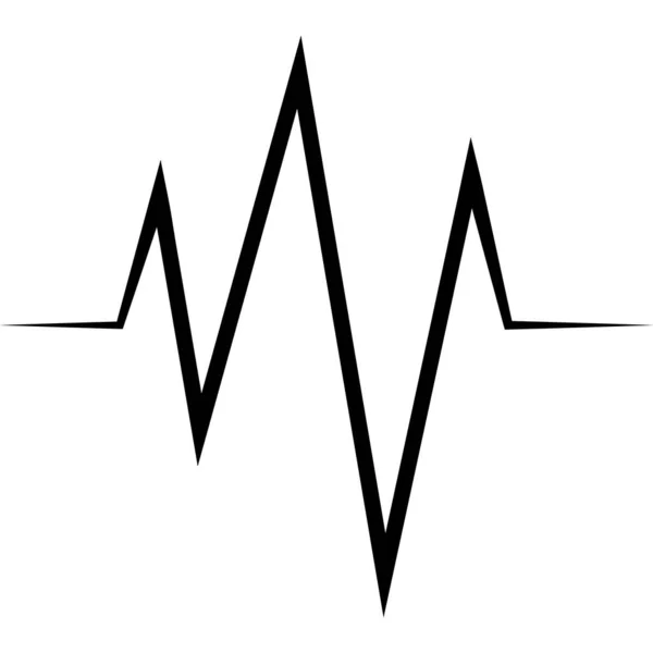 Png Elektrokardiogram Fala Dźwięk Serce Rytm Logo Linia Medyczna Wykres — Wektor stockowy