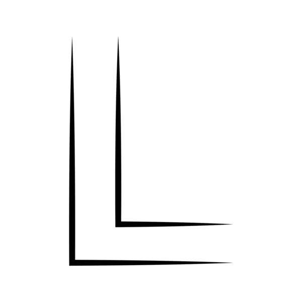 Logo Letter Pictogram Alfabet Logotype Embleem — Stockvector