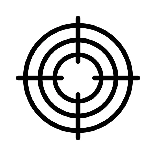 Фокус Піктограма Продуктивності Стрілка Концепції Фокус Приціл Пістолет — стоковий вектор