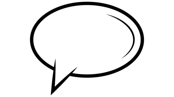 Бульбашкова Піктограма Мовлення Діалог Коментар Обговорення Текстова Куля Повідомлення Балачки — стоковий вектор