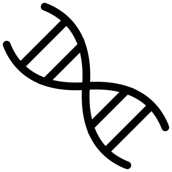 Dna Symbol Ludzkiej Ikony Chromosom Genetyczny Dna Nauka Biologia Logo — Wektor stockowy