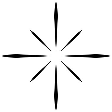 Yıldız simgesi patlar, pırıltı pırıltı pırıltı parıltı ışık parıltısı sihirli parlak