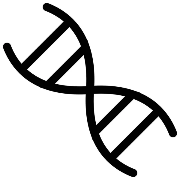 Adn Symbole Icône Humaine Chromosome Génétique Adn Science Biologie Logo — Image vectorielle