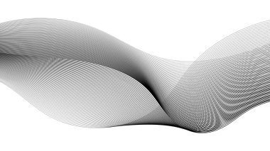 Dalga ses hattı akışı ai ağ efekti ağ sanatı enerjisi