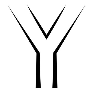 Y logo stüdyosu harfi y tasarım logotype teknoloji yazı tipi