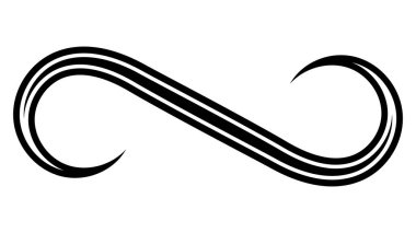 Viktorya dönemi kıvrımlı desenli dekorasyon, eğri kıvrım dalgalı kıvrımlı kıvrım