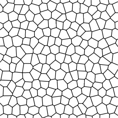 Mozaik mozaik vitray pencere dokusu mozaik beyaz çokgenler