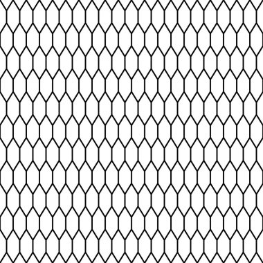 Altıgen döşeme döşemeleri olan kusursuz modern desen