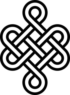 Uzun ömürlü ve sağlıklı mistik düğüm, Feng Shui şans işareti