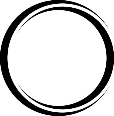 Geometrik desenli yuvarlak logo çerçeveleri